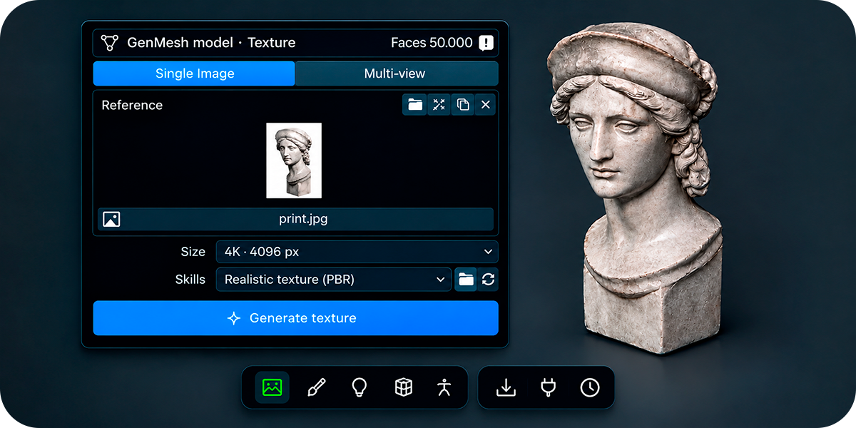 GenMesh texture workflow