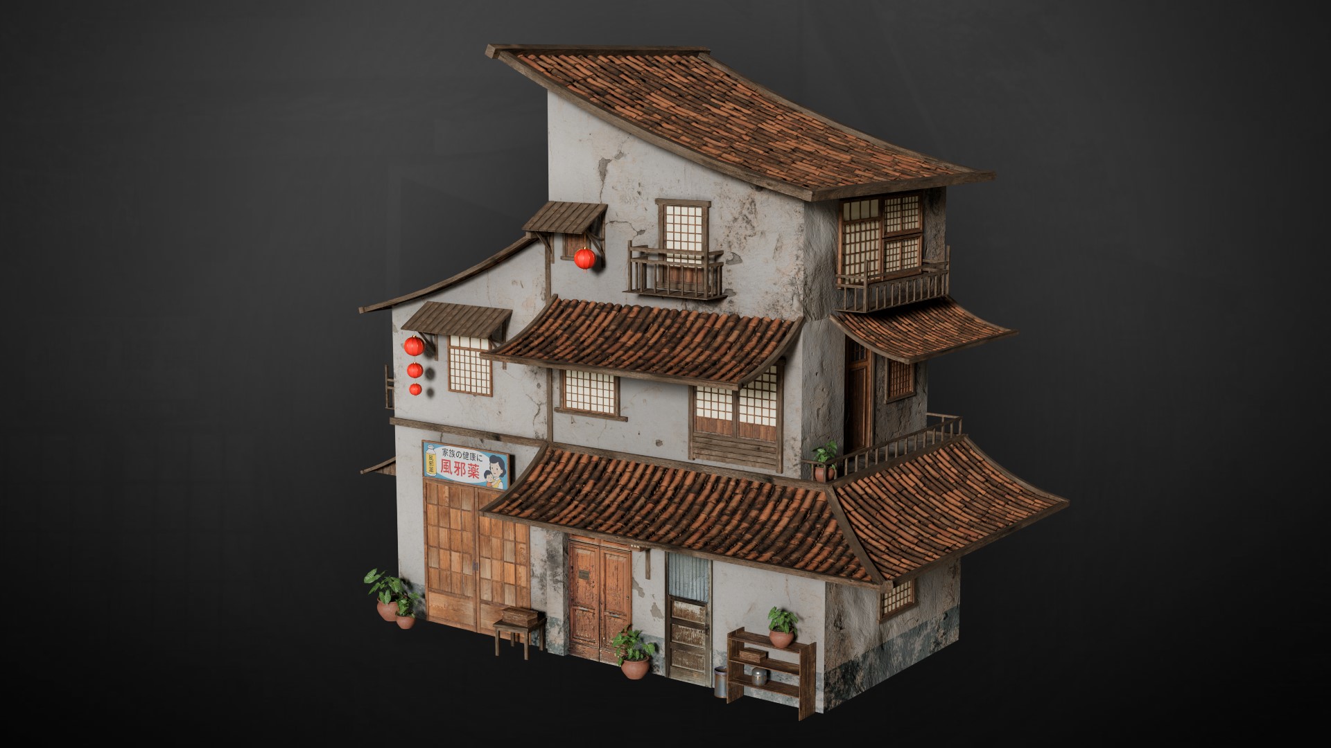 Dizzy Japan hero building variation one
