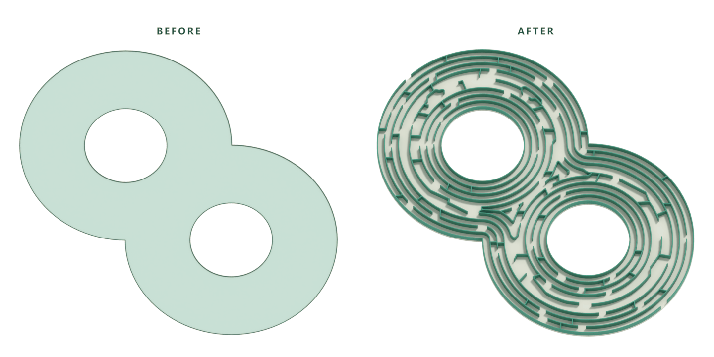 Maze shape example 7