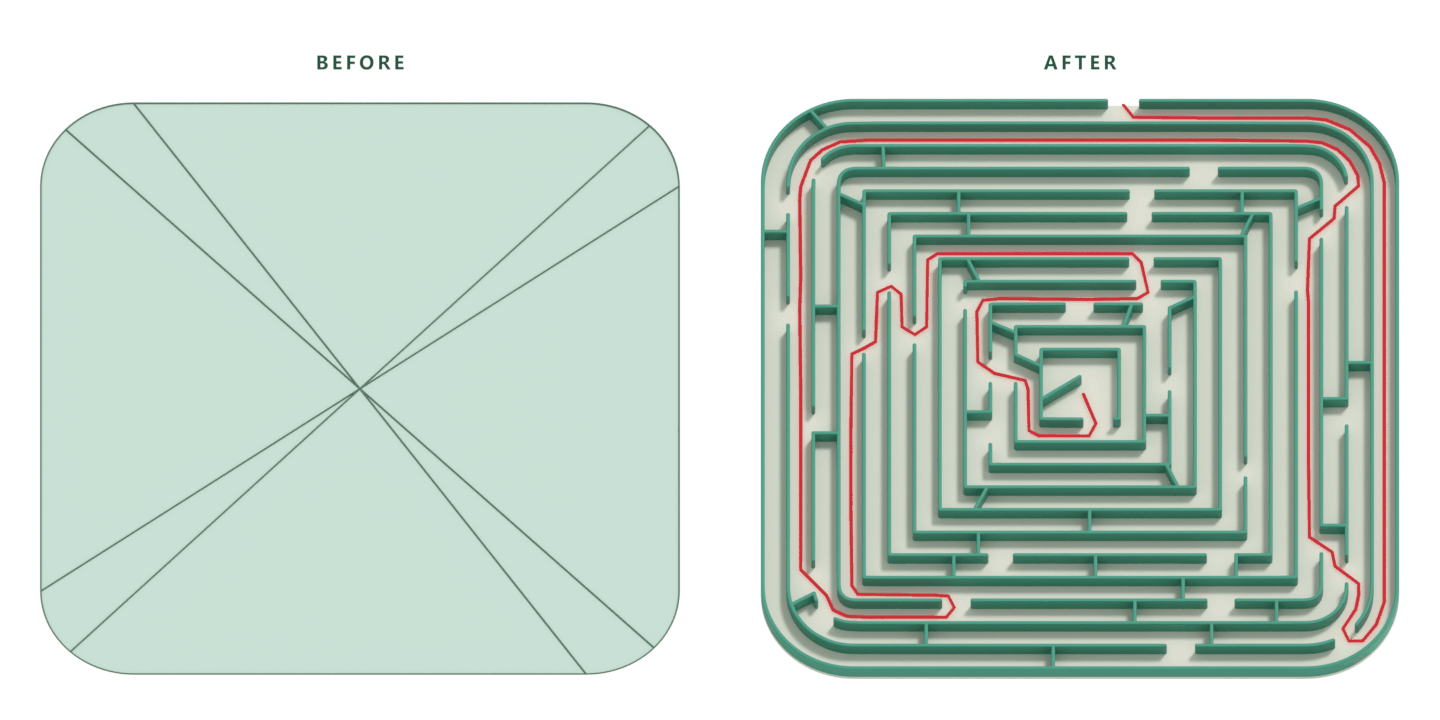 Beautiful Mazes example