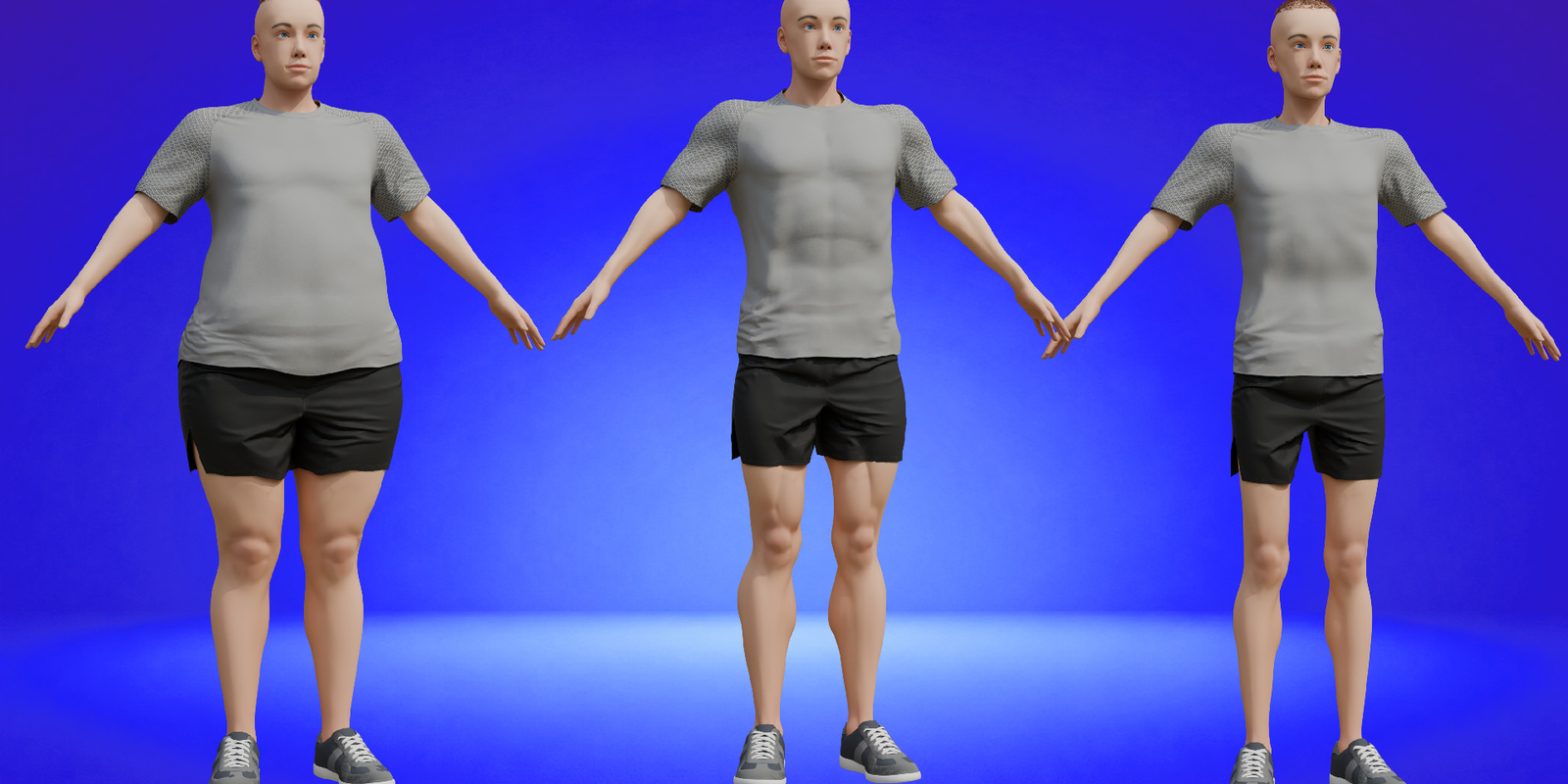 Male body types preview