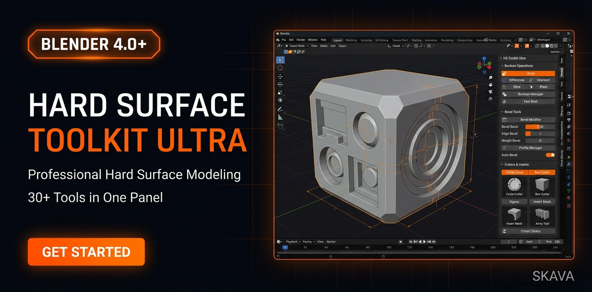 Hard Surface Toolkit Ultra for Blender