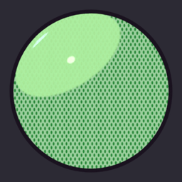 TS Comic Dots Green