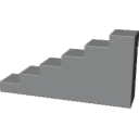 Big Thin Stairs - 6 Steps