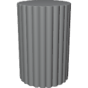 Flutted base 1 - Large