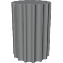 Flutted base 3 - Large
