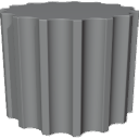 Flutted base 3 - Medium