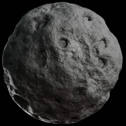 Asteroid with Craters