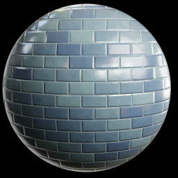 Blue Tile Wall
