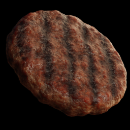 Hamburger Meat Patty
