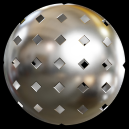 Perforated Metal Diamond