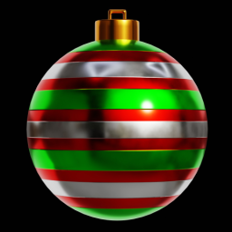 Striped Ornament