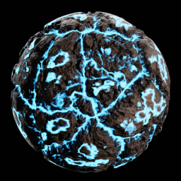Stylized Glowing Rock 1