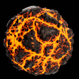 Stylized Glowing Rock 3