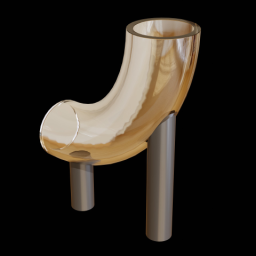 Glass Tube Curve Up