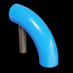 Tube Slope Curve Down