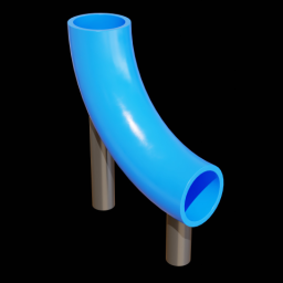 Tube Slope Curve Down 1