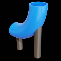 Tube Slope Curve Up 1