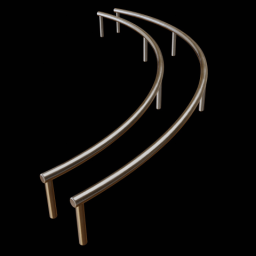 Wire Curve Slope Down Right