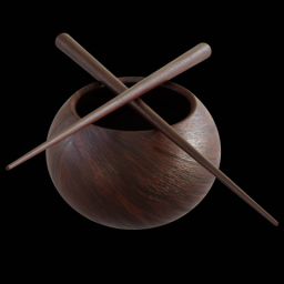 Chopsticks and Bowl