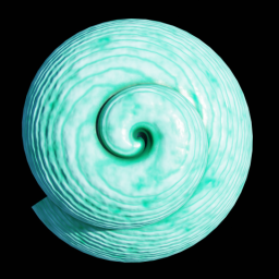 Aqua Snail Shell