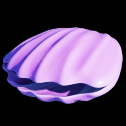 Oyster Shell Closed Purple