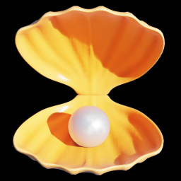 Oyster Shell Open Orange