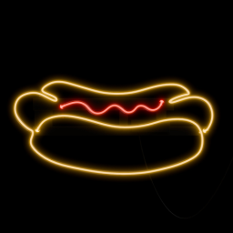 Hot Dog Sign