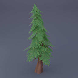Pine Tree 02 - Forest Green