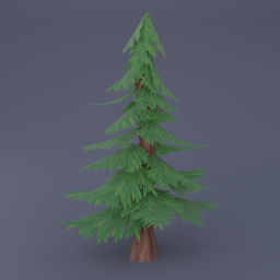 Pine Tree 03 - Forest Green