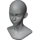 AnimeFemaleHeadBaseMesh