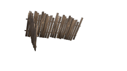 Curved_Wooden_Palisade_Fence_Section