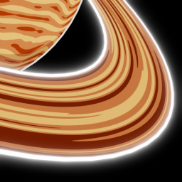 Toon Style Planet Rings