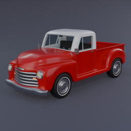 Classic Truck - Red