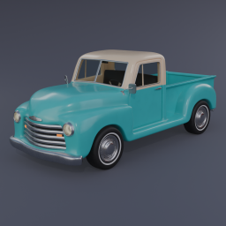 Classic Truck - Teal