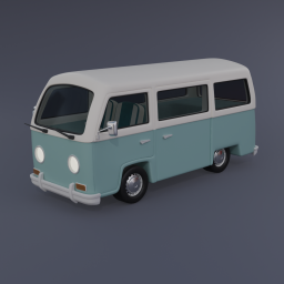 Camper Van - Teal