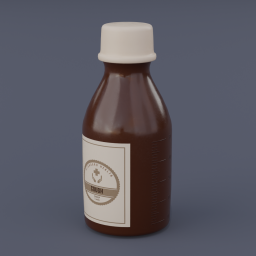 Cough Medicine Bottle