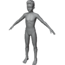 StylizedBoyBodyBaseMesh3DModelFacialRig