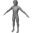 StylizedMaleBodyBaseMesh3DModelFacialShapeKeys