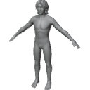 StylizedMaleBodyBaseMesh3DModelFacialRig