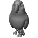 Cartoon_Ara_parrot_Animated_and_Rigged_Base_Mesh_3D_Model
