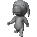 Cartoon_Hound_Dog_Animated_and_Rigged_Base_Mesh_3D_Model