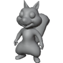 Cartoon_Squirrel_Animated_and_Rigged_Base_Mesh_3D_Model