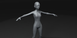 GirlBodyBaseMeshRiggedAnimated20k