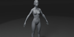 FemaleBodyBaseMesh10k28Animations