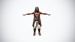 Pirate 007 Game Ready Rigged