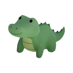 Stylized Crocodile