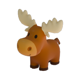 Stylized Moose