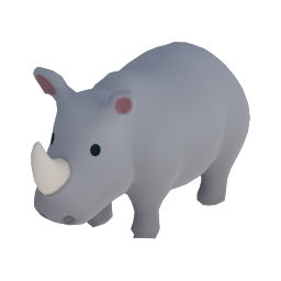 Stylized Rhino
