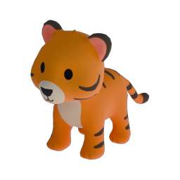 Stylized Tiger